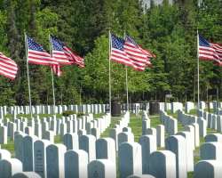 The cemetery is dedicated to US Army personnel The cemetery is dedicated to US Army personnel.